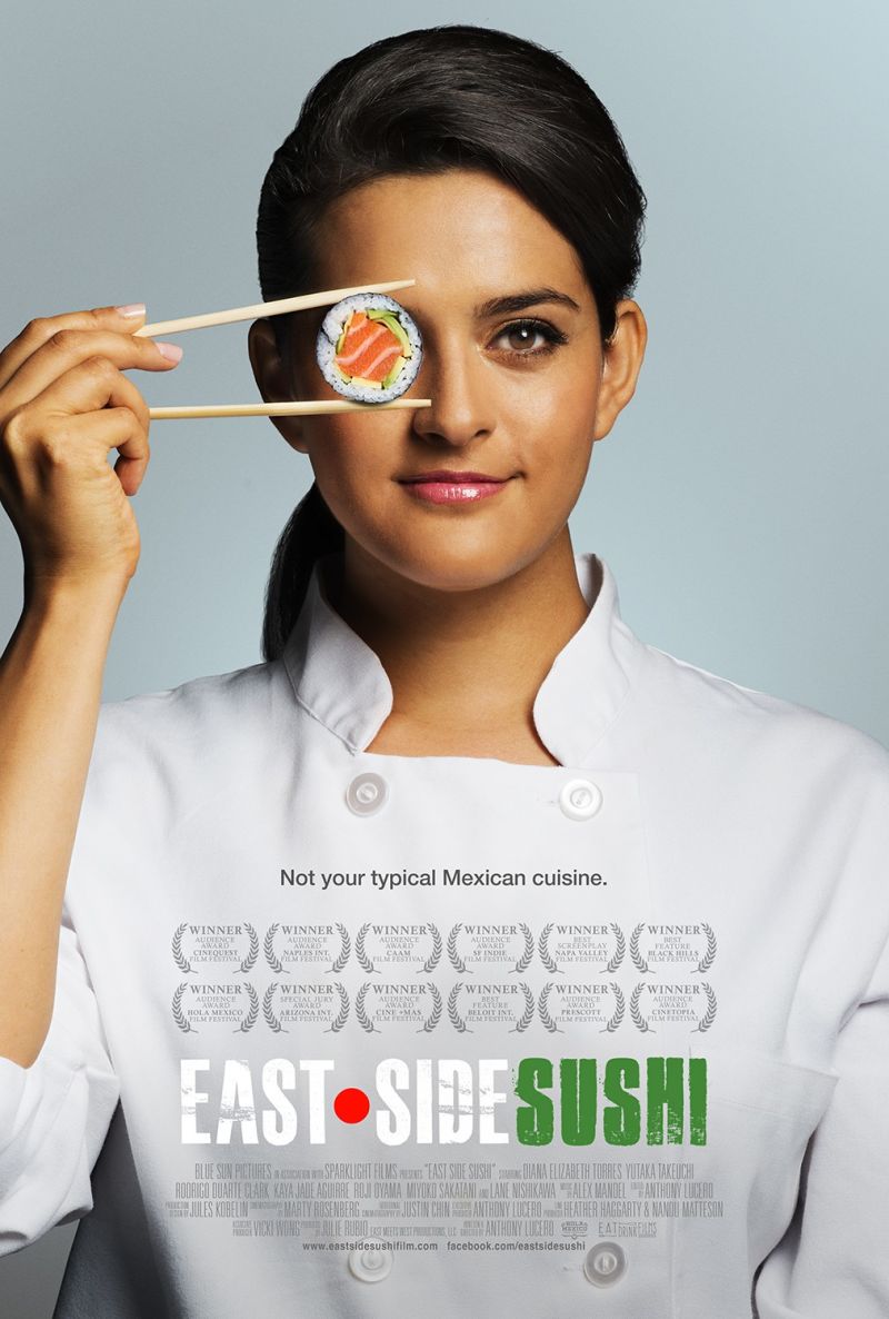 Diana Elizabeth Torres on the poster for 'East Side Sushi.'