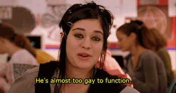 too gay to function mean girls gif