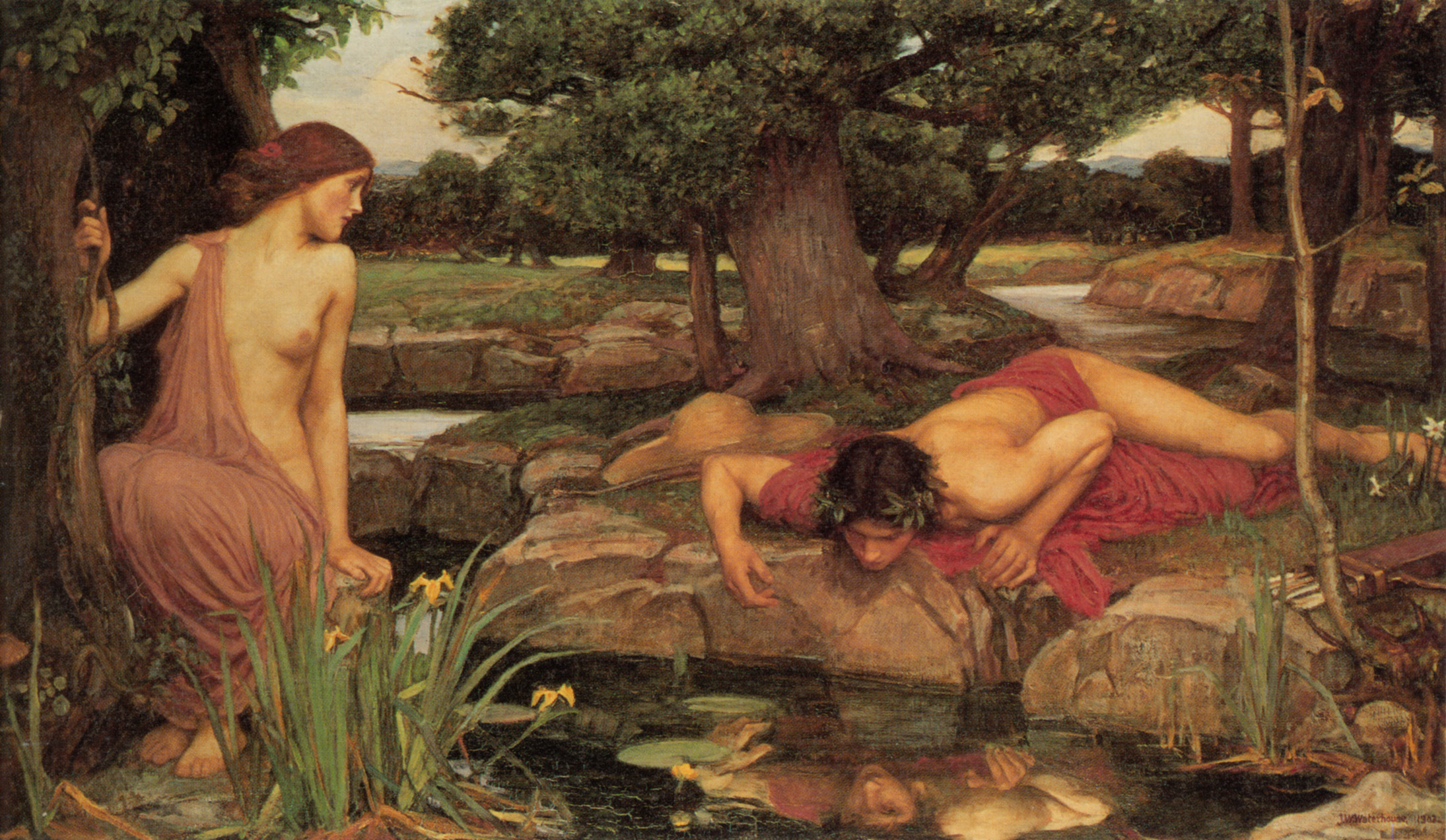 Echo and Narcissus, 1903 by John William Waterhouse