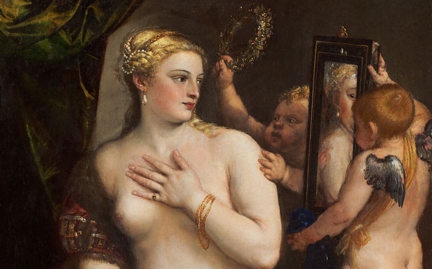 Titian's Venus With a Mirror, 1555.