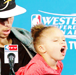 riley curry gif conference
