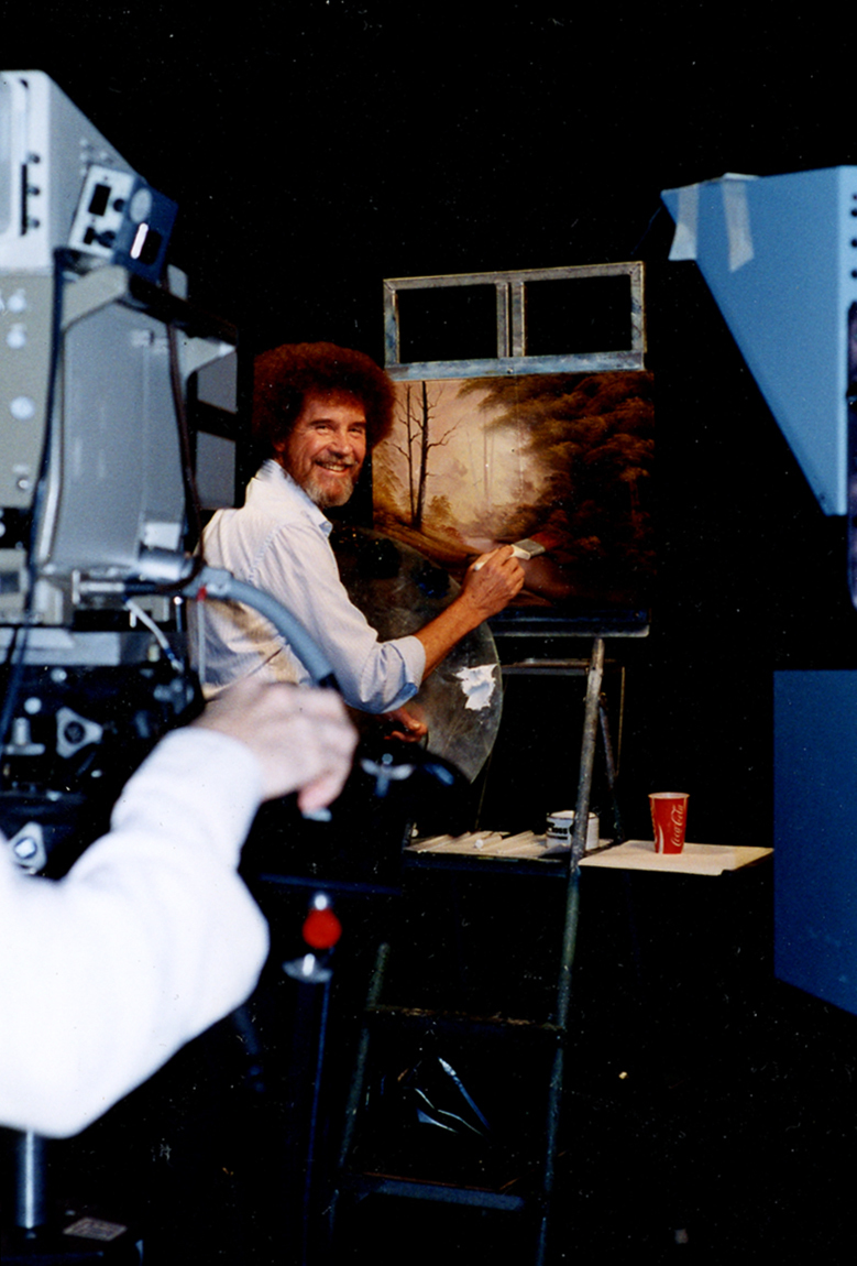 Ross filmed more than 400 episodes of The Joy of Painting. He actually painted three different versions of each work for every show — but viewers only saw one on-screen.