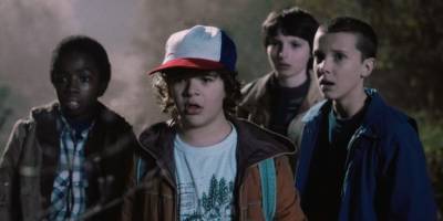 Plucky young kids being plucky in Stranger Things