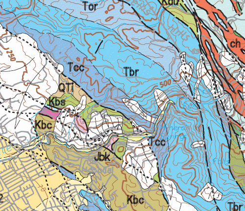 alum rock park geologic map