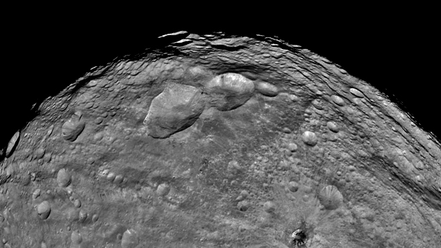 Vesta, image from NASA's Dawn spacecraft