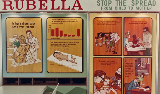 rubella vaccine poster
