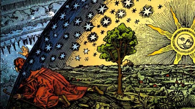 From a Flammarion woodcut, unknown artist.