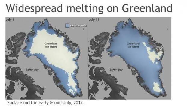 arctic report card NOAA, 2012, greenland