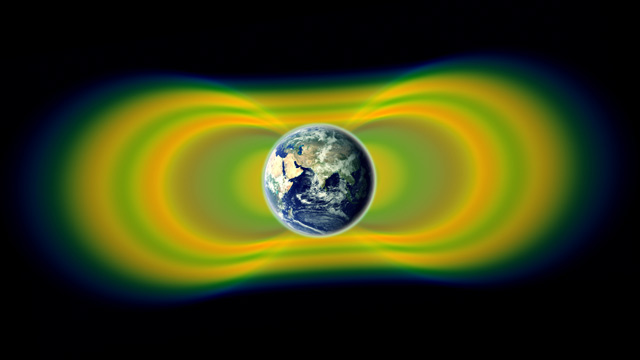 A diagram of the Earth's radiation belts, where killer electrons are found. (Image:  NASA/Van Allen Probes/Goddard Space Flight Center)