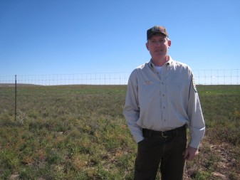David Lucas manages the Rocky Mountain Arsenal National Wildlife Refuge. (Photo by Ariana Brocious, NET News)