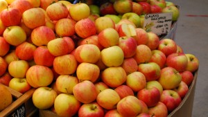 Organic apples for sale at Bi-Rite Market in San Francisco. Photo by Sheraz Sadiq / KQED Science