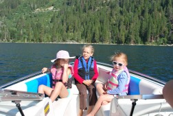 Lake Tahoe: Can We Save It? Sienna Hartman, Maya Norris and Caitlin Curley take a ride around Emerald Bay. (Photo Credit: QUEST Northern California-Arwen Curry, KQED)
