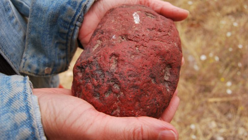 Mercury is found primarily in a red rock known as cinnabar, which was mined extensively in the South Bay.