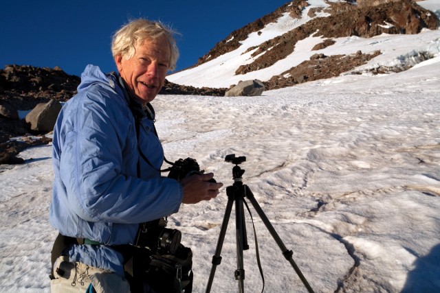 Nature photographer Tim Palmer spent several months climbing and shooting California glaciers in 2010. (Photo: Jeff Pflueger/Heyday)