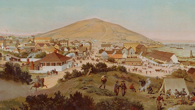 Telegraph Hill in July 1849