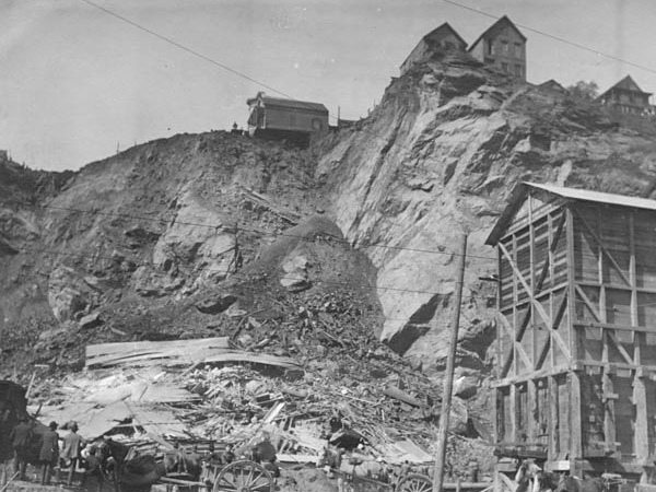 Grey Bros quarry off Telegraph Hill 1908