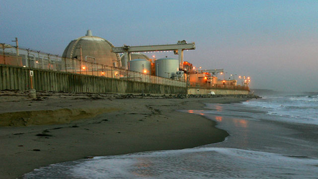 The San Onofre nuclear power plant has been shut down since 2012.  (Photo by David McNew/Getty Images)
