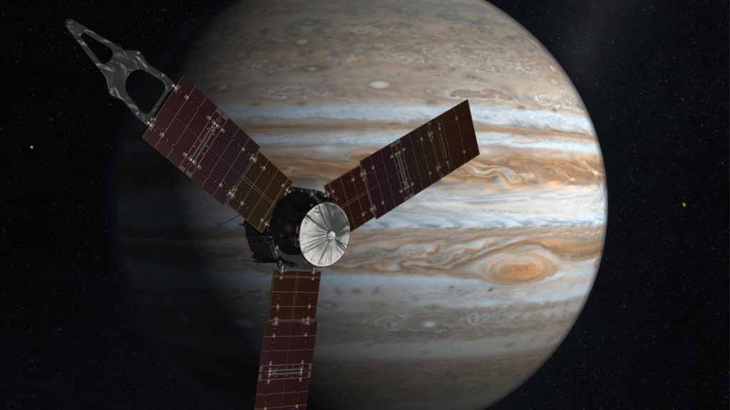 NASA's Juno spacecraft is expected to reach Jupiter, our solar system's largest planet, in July 2016. (NASA)