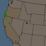 The cobra lily is endemic to northern California and southern Oregon. Based on map by Noah Elhardt.
