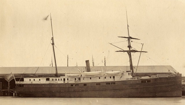The SS City of Chester was a passenger steamship heading for Eureka. (San Francisco Maritime National Historic Park)