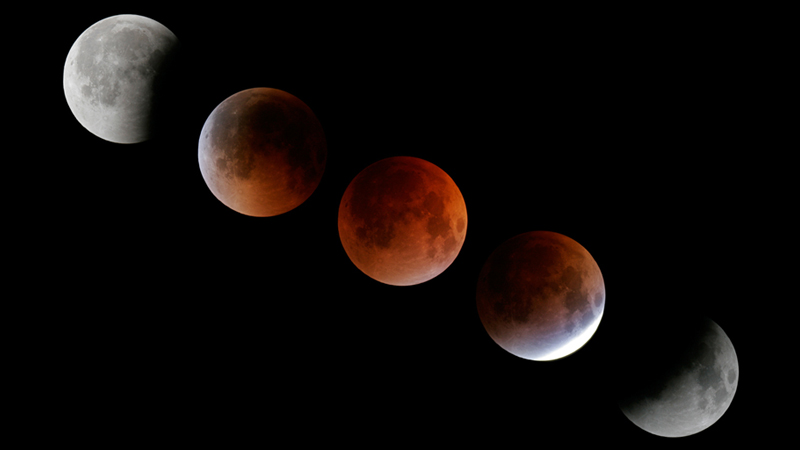Total Lunar Eclipse of August 28, 2007. (Conrad Jung/Chabot Space & Science Center)