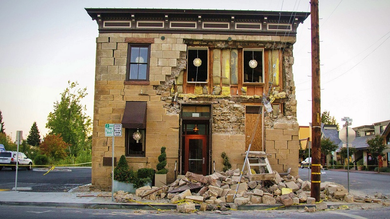 Napa earthquake damage