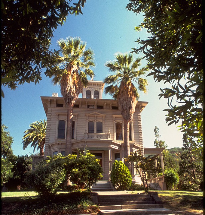 This Victorian mansion was the home of John Muir's father-in-law, John Strentzel. The Muir family moved in after Strentzel died. (National Park Service)