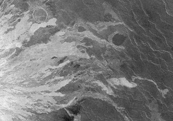 Lava flows on Venus