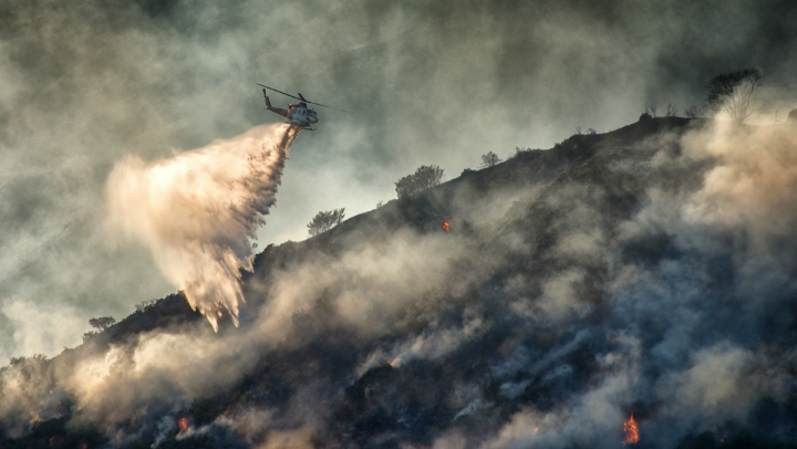 California's persistent drough is fueling wildfires. 
