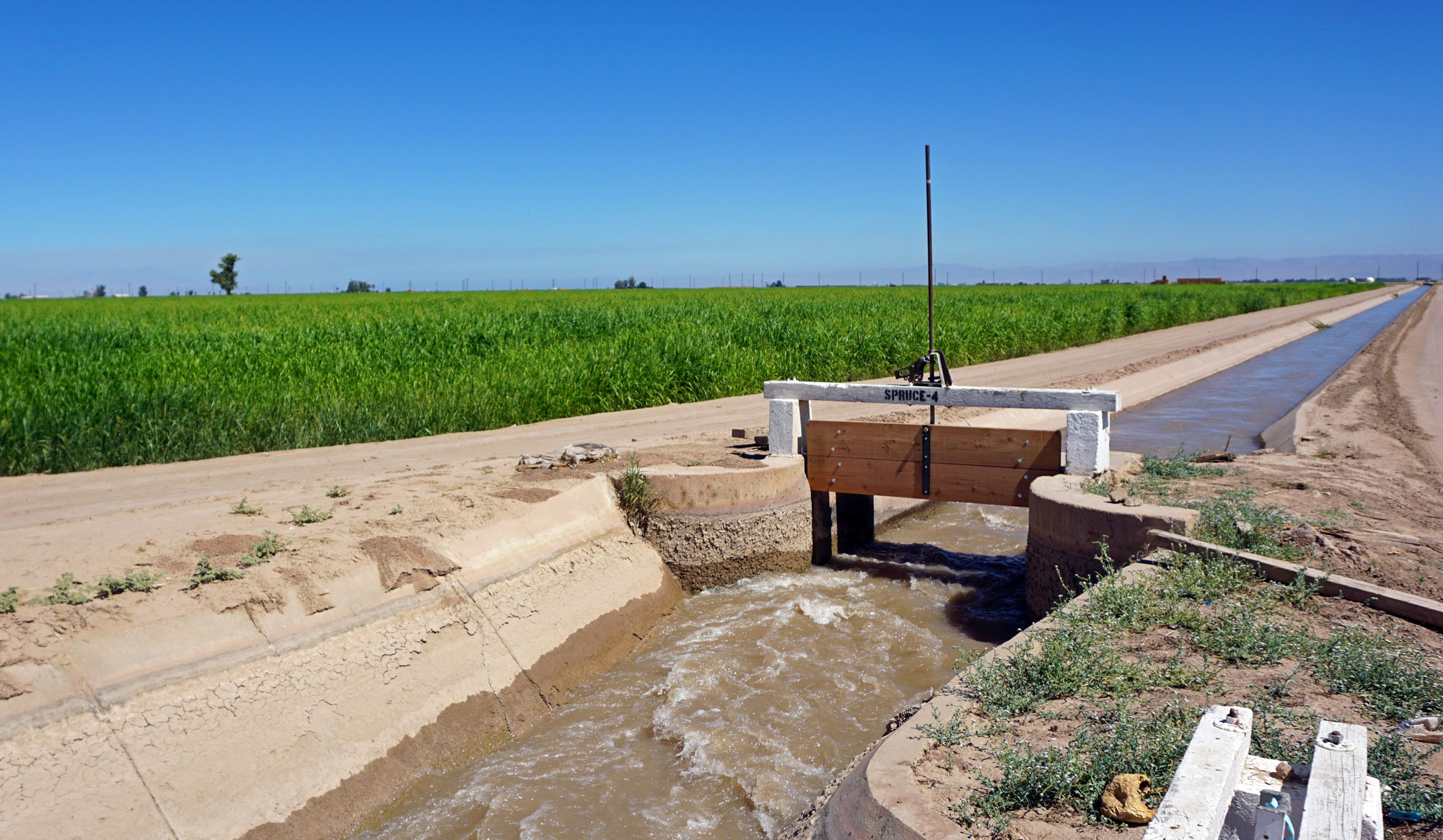The Imperial Valley produces around two-thirds of the country’s vegetables in the winter, solely with Colorado River water.