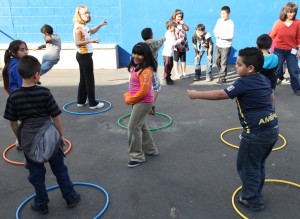 During the physical activity component of CATCH Healthy Habits, kids play active games for 30 minutes. (Photo: Marnette Federis)