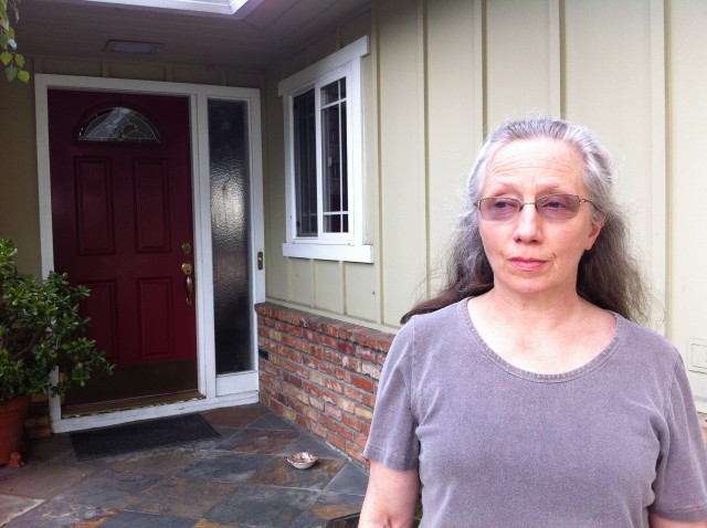 Anne-Louise Vernon in front of her home in Campbell. (Photo: Pauline Bartolone)