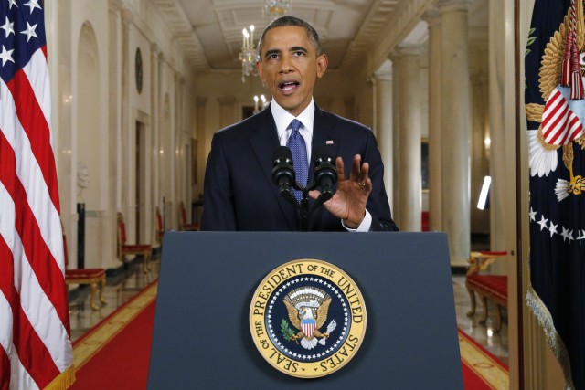 President Barack Obama announces executive actions on U.S. immigration policy Thursday. ( Jim Bourg-Pool/Getty Images)