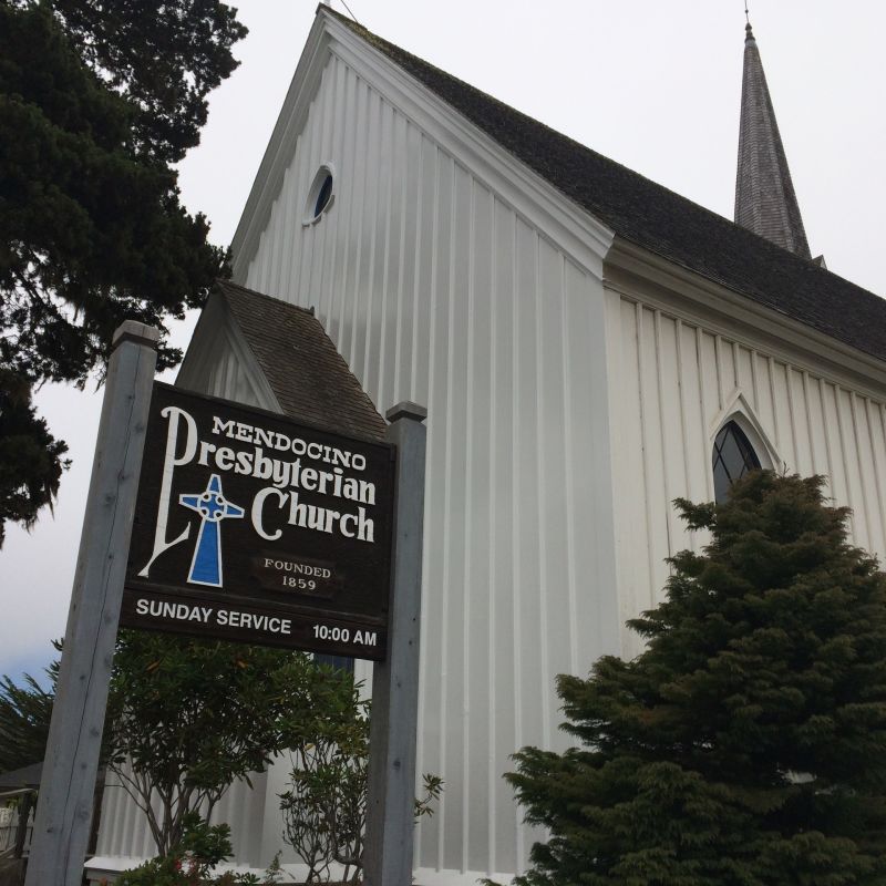 The Mendocino Presbyterian Church has been serving meals once a week for over 25 years. 