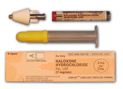 Some California law enforcement agencies are equipping their patrol officers with nasal inhalers that dispense naloxone, a potent antidote to opiate drug overdoses.