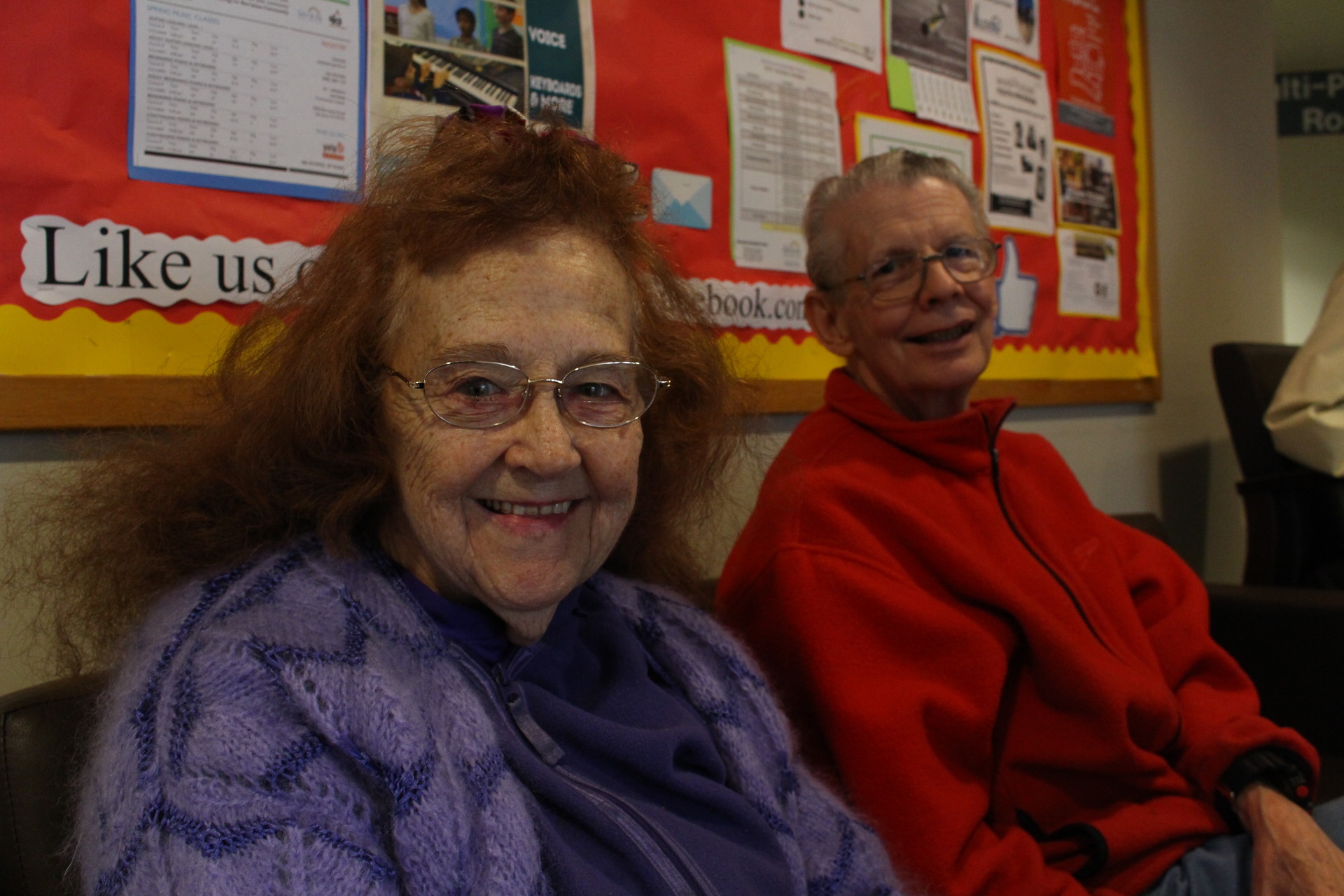 Betty Smith, 81, and Bill Painter, 75, at the Berryesa Community Center in San Jose. Unlike other seniors who frequent the center's lunch program, they agree Daylight Saving Time is a "good thing."