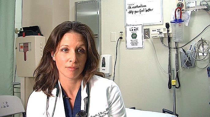 Dr. Danielle Douglas is in emergency room physician at Sharp Grossmont Hospital in La Mesa.
