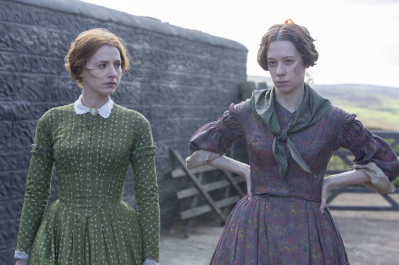 Picture Shows (from left to right): Anne Bronte (CHARLIE MURPHY) and Emily Bronte (CHLOE PIRRIE).(Courtesy of Gary Moyes/ BBC and MASTERPIECE) For editorial use only.