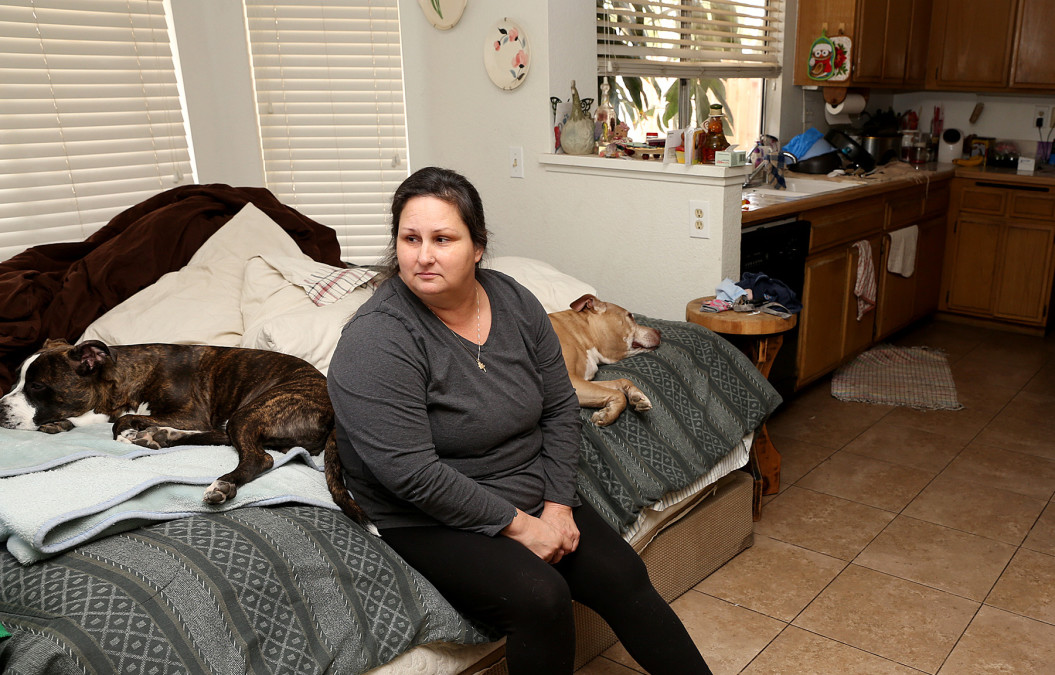 Denise Rivera said she didn’t work for four years while waiting for her workers’ compensation case to be resolved. She ultimately got a settlement for $32,500 -- about a year’s pay. John M. Blodgett for Reveal