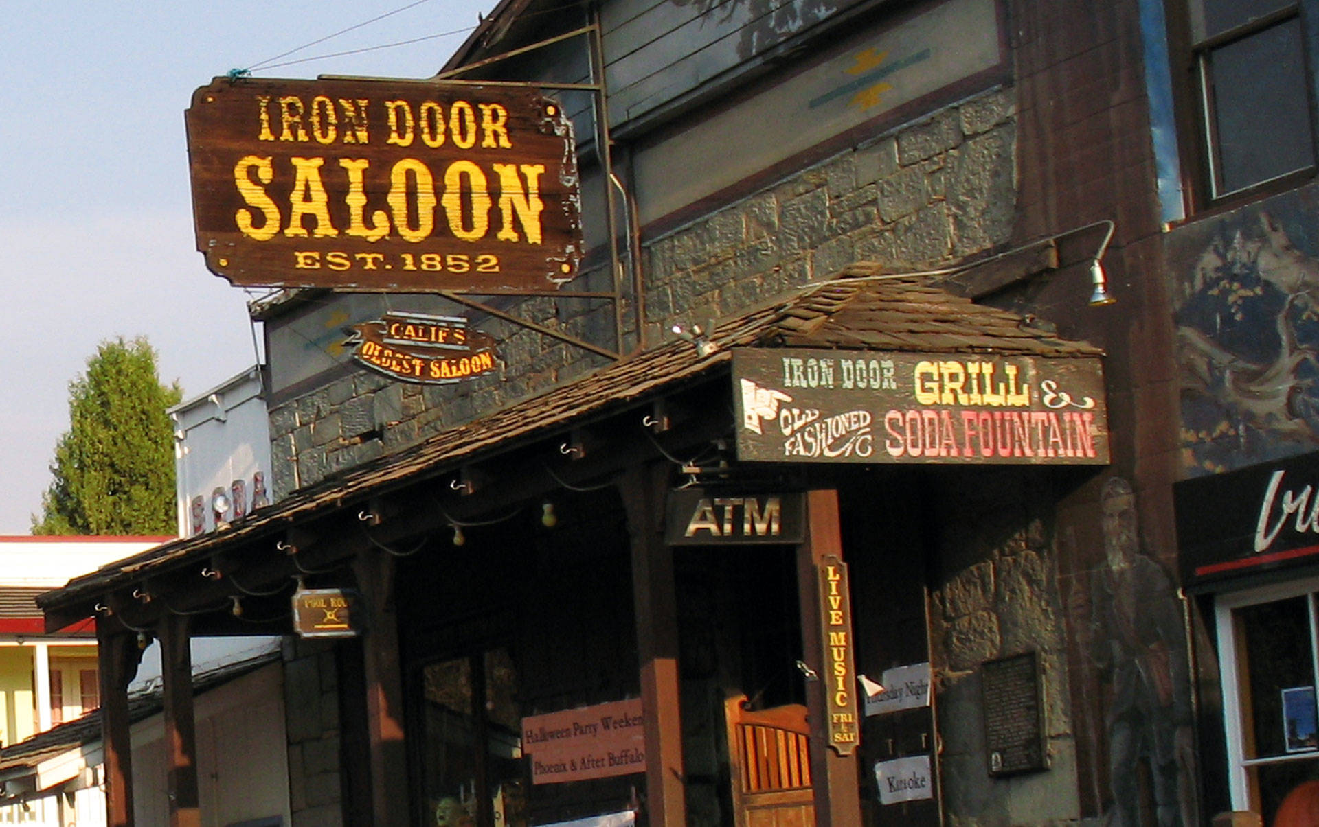 The Iron Door Saloon in Groveland claims to be California’s oldest continuously operating bar. Ahren/Flickr