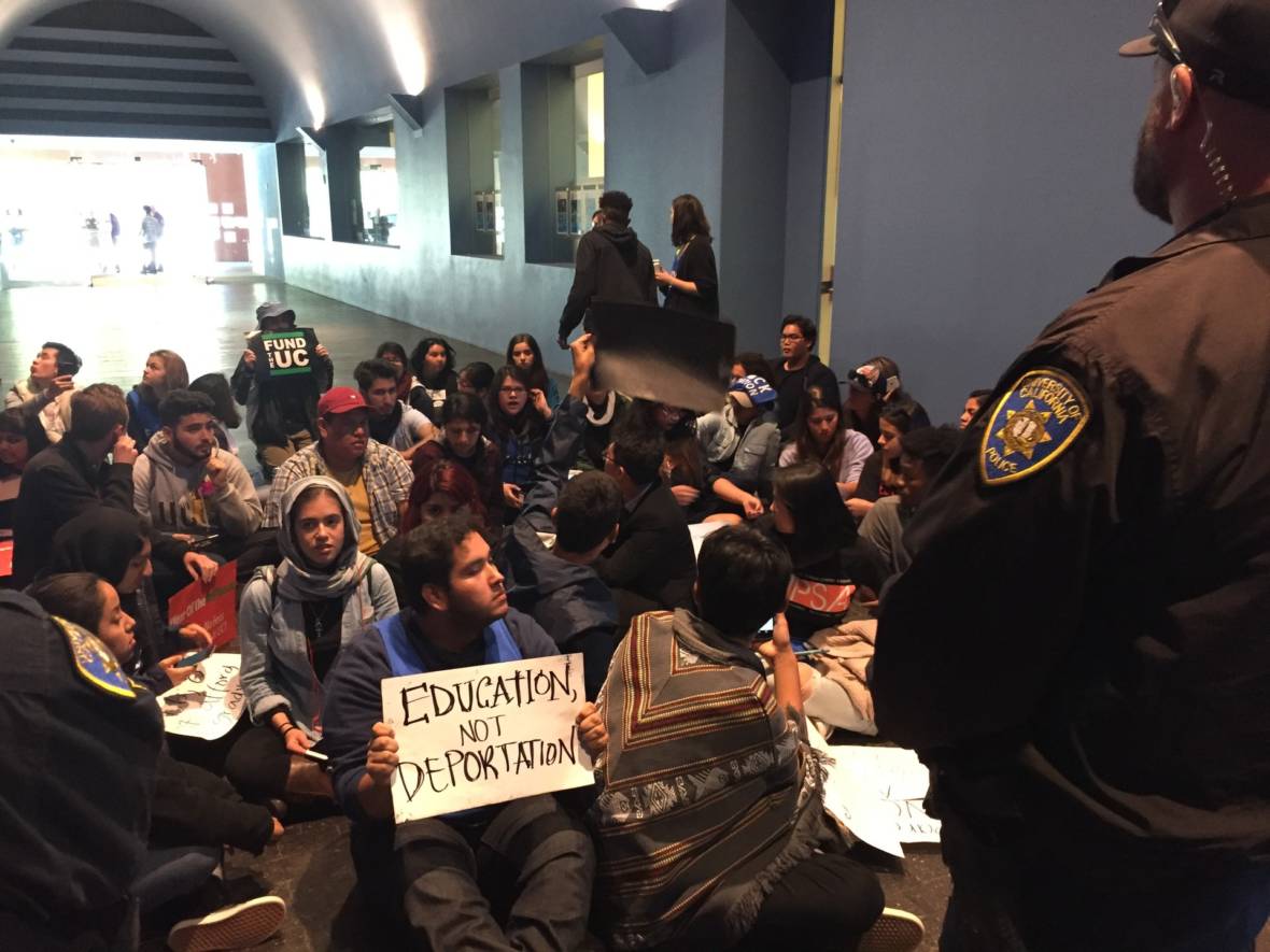 UC Students Protest at Regents Meeting Over Proposed 