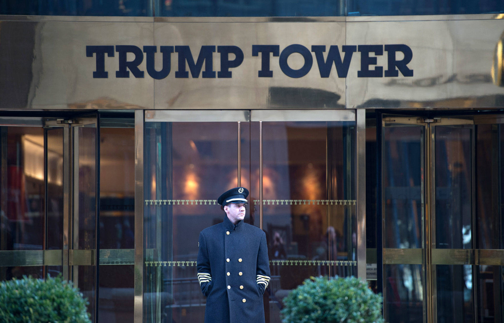When interests such as Trump Tower in New York take money from foreign governments, it's a potential violation of the Constitution, according to the group that filed the lawsuit.  BRYAN R. SMITH/AFP/Getty Images