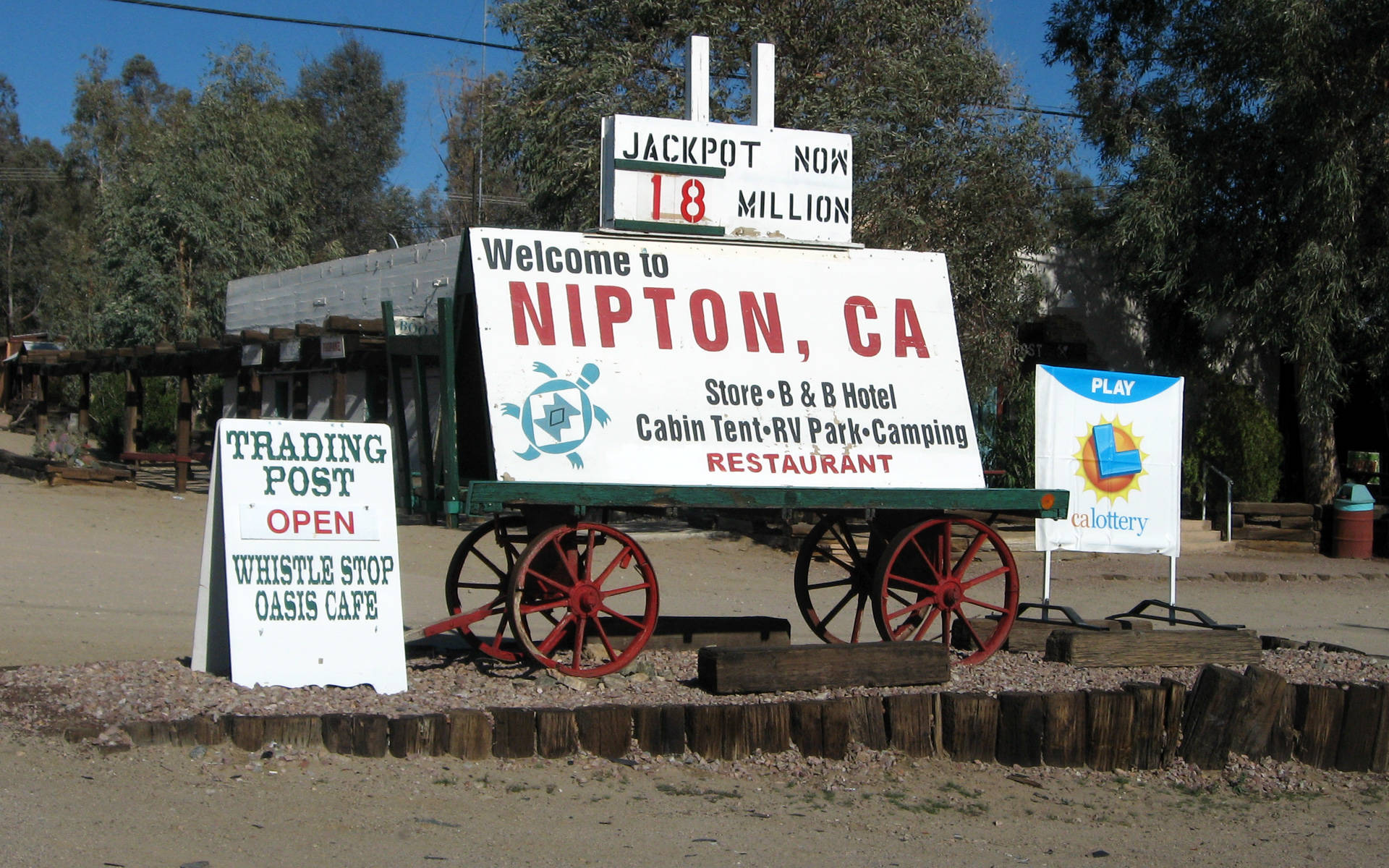 One of the nation's largest cannabis companies announced it has bought the entire 80-acre desert town of Nipton.  Ken Lund/Flickr