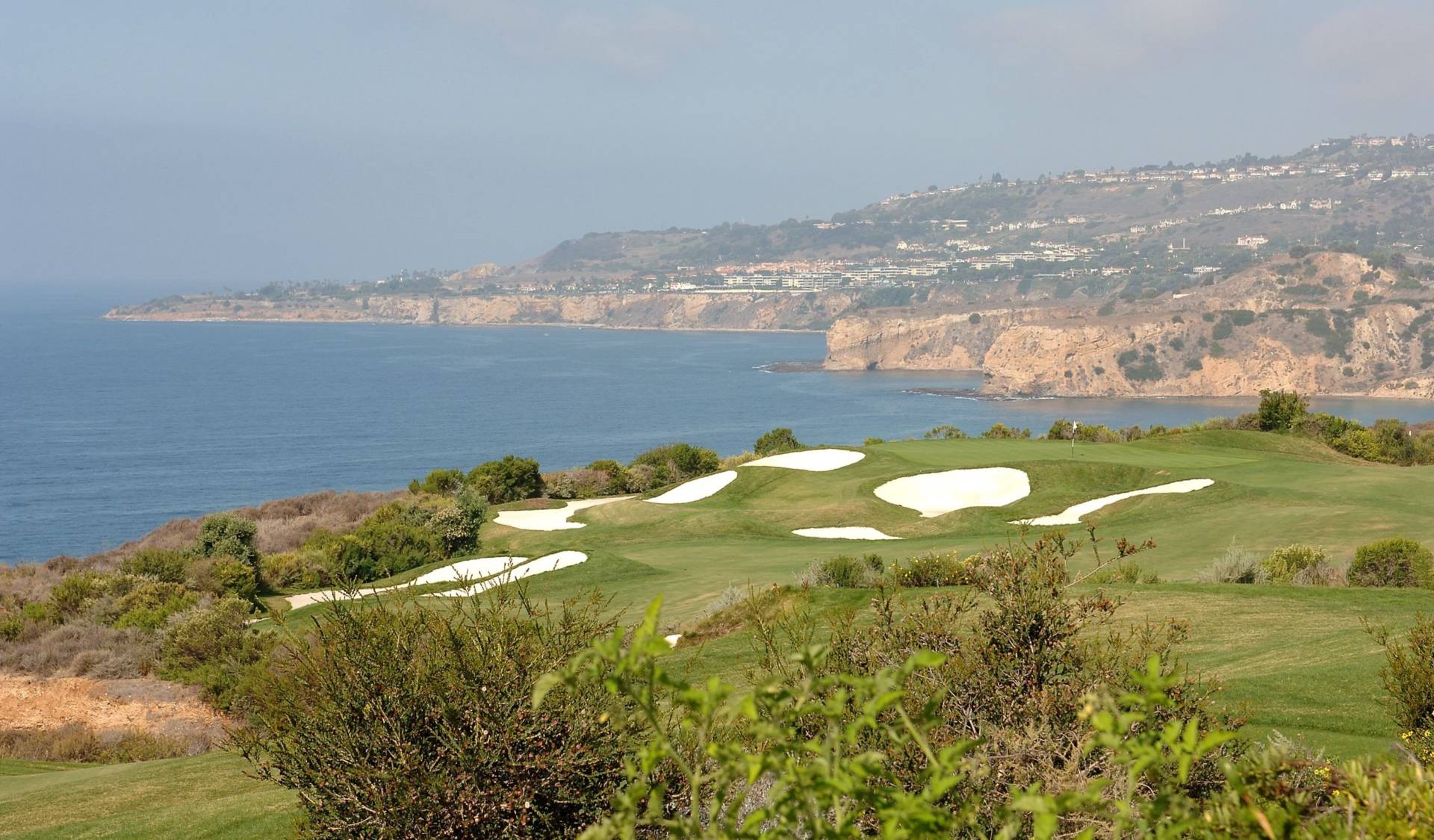 For years, now-President Trump fought with the city of Rancho Palos Verdes over the Trump National Golf Club. Stephen Shugerman/Getty Images