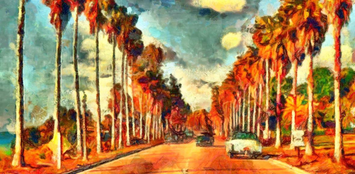 Is the California Dream still alive and well? <a class="source" href="https://www.shutterstock.com/image-illustration/vintage-california-view-oil-painting-526016404?src=oiGDFrNPr3v9ETEZq1Km2w-1-0">Ivan Aleshin/shutterstock.com</a>