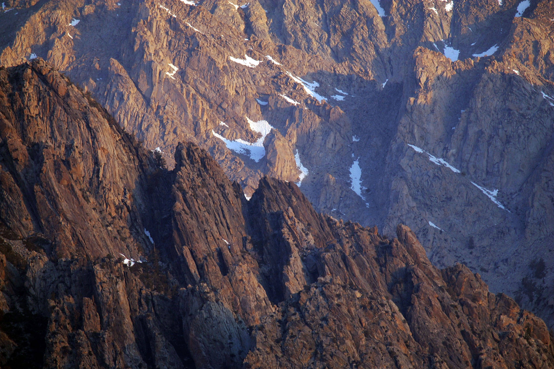 Alpine crags rise north of Mount Whitney in the Sierra Nevada. David McNew/Getty Images