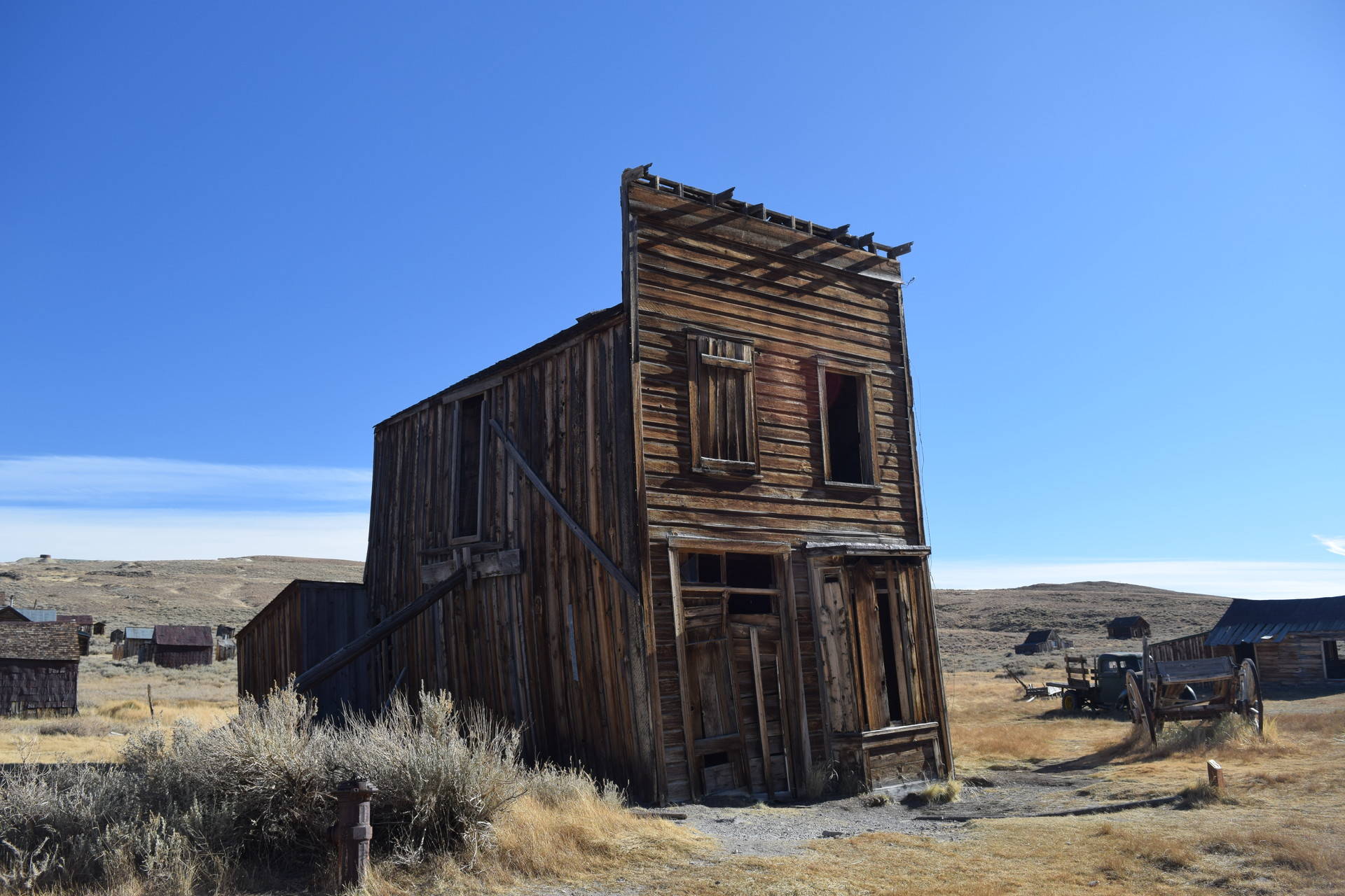 A building in the ghost town of Bodie, California. Carly Severn/KQED