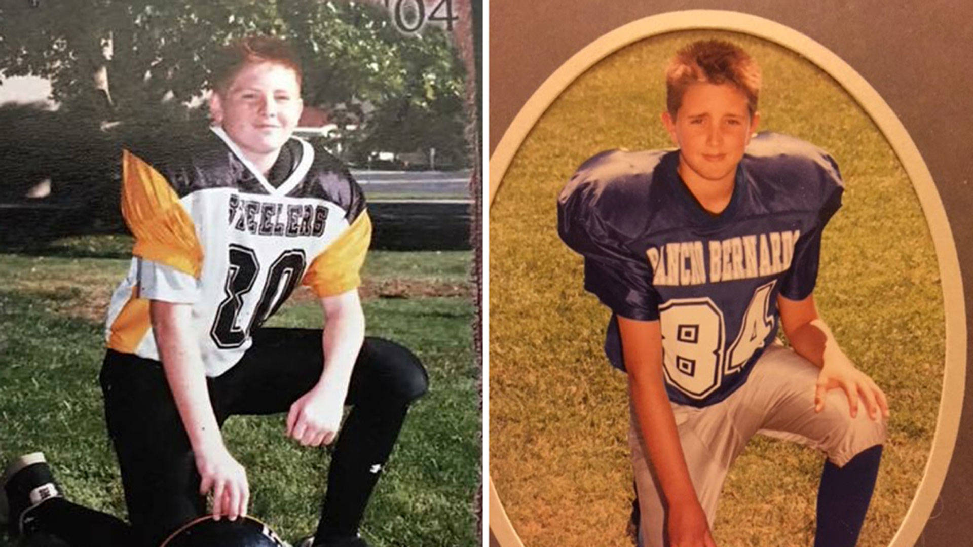 The mothers of Paul Bright Jr. (L) and Tyler Cornell (R) believe their sons' CTE comes from years playing Pop Warner football. Courtesy of the Bright and Cornell families