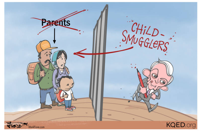 Child-smugglers by Mark Fiore