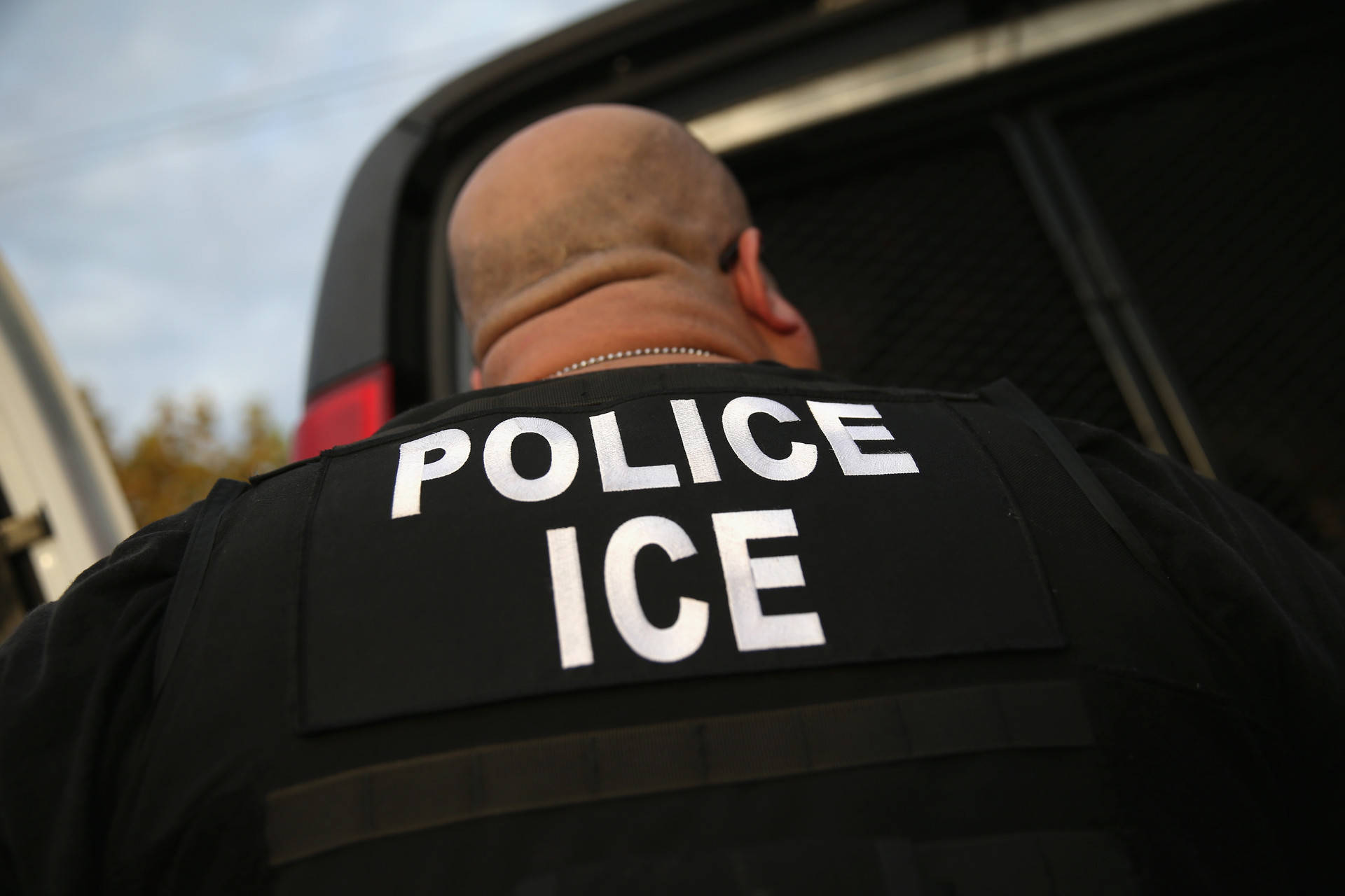 U.S. Immigration and Customs Enforcement officials say they detained the man due to an outstanding arrest warrant in a homicide case in Mexico. John Moore/Getty Images